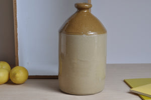 Beige Steingutbehälter S.R.D.