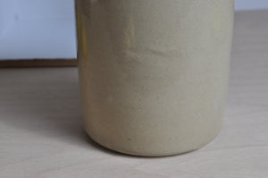 Beige Steingutbehälter S.R.D.